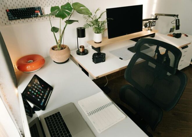 Tips for Organising a Clutter-Free and Productive Home Workspace